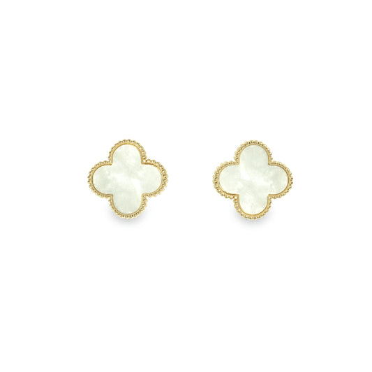 925 Silver and Mother of Pearl Studs Earrings