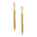 Rich 18ct Gold Tones Shine on These Fringed Earrings - Love & Lilly Jewellery
