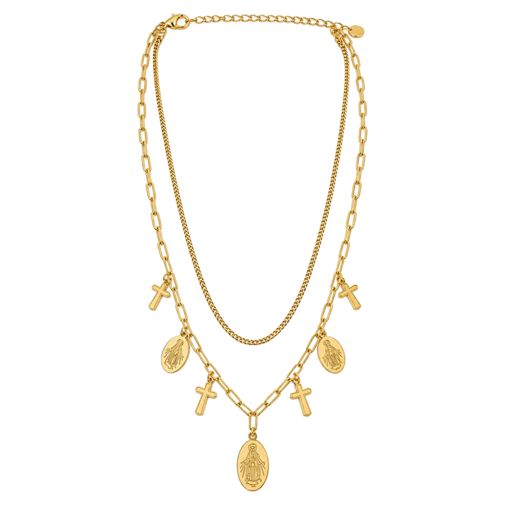 14ct Gold Dainty Double Necklace