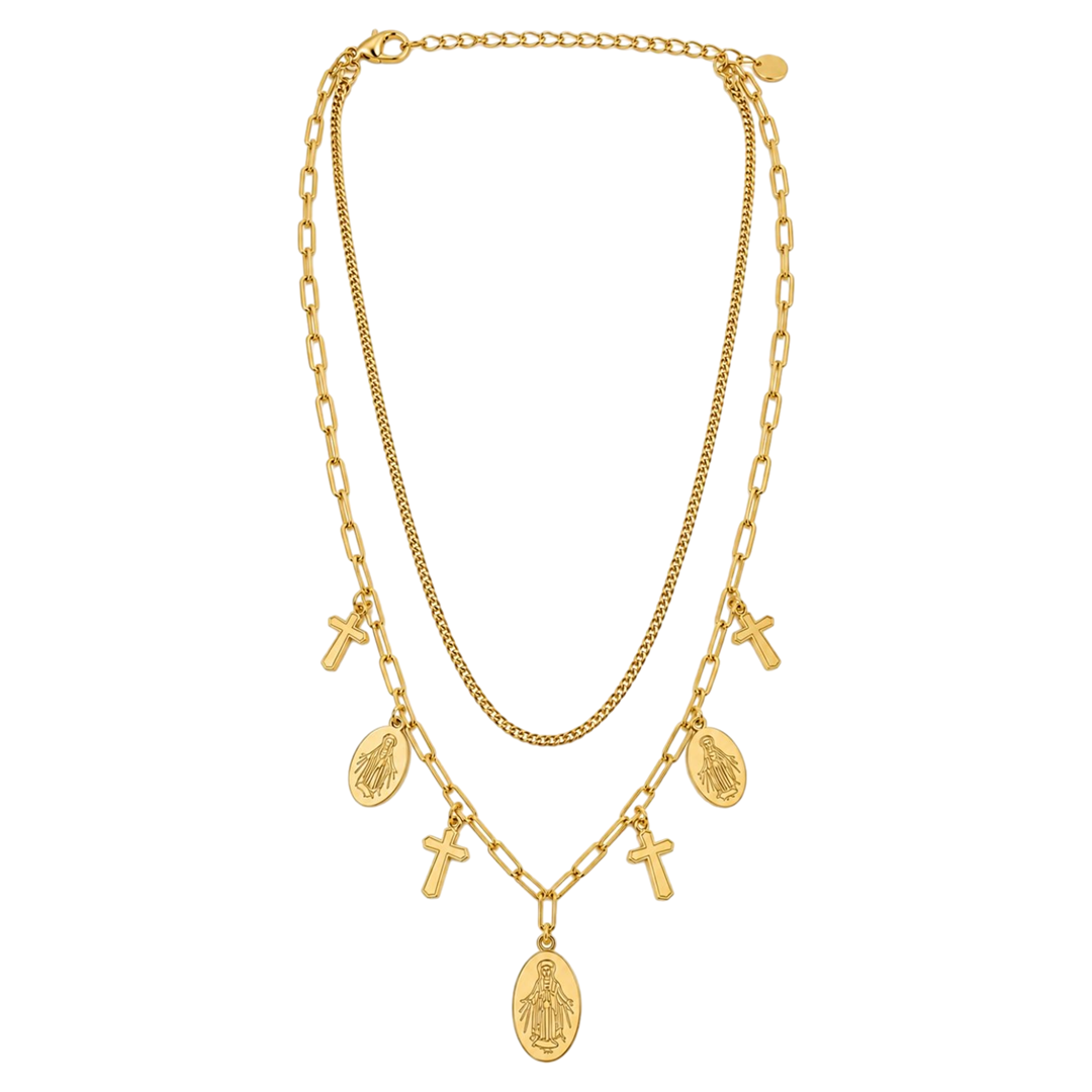 14ct Gold Dainty Double Necklace